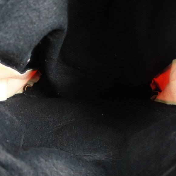 Vintage 1970's Gucci Felt & Faux Leather Shopping Tote Bag, Sz 13.75 in x 13 in - Picture 16 of 16